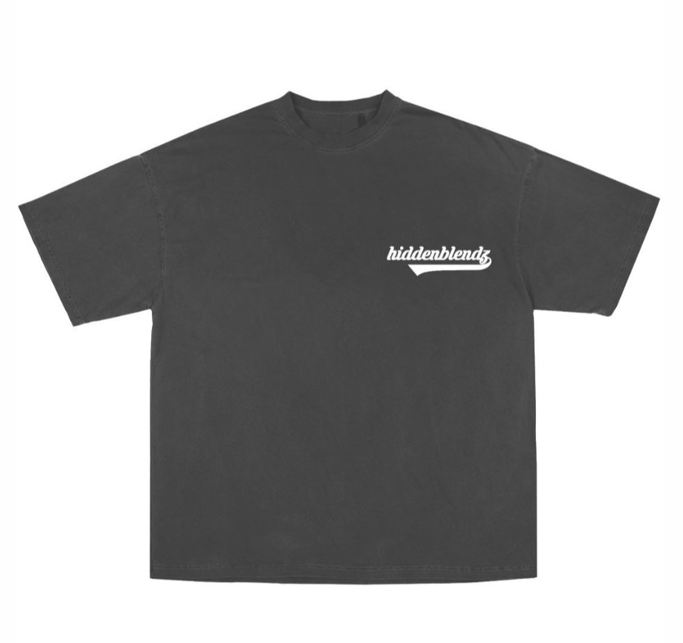 HB Vintage Grey Logo Tee