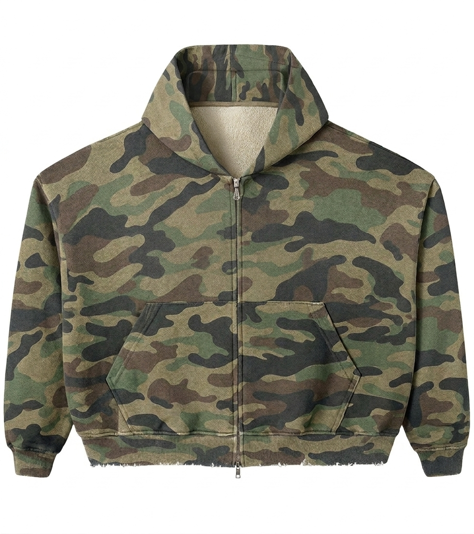 HB camo zip