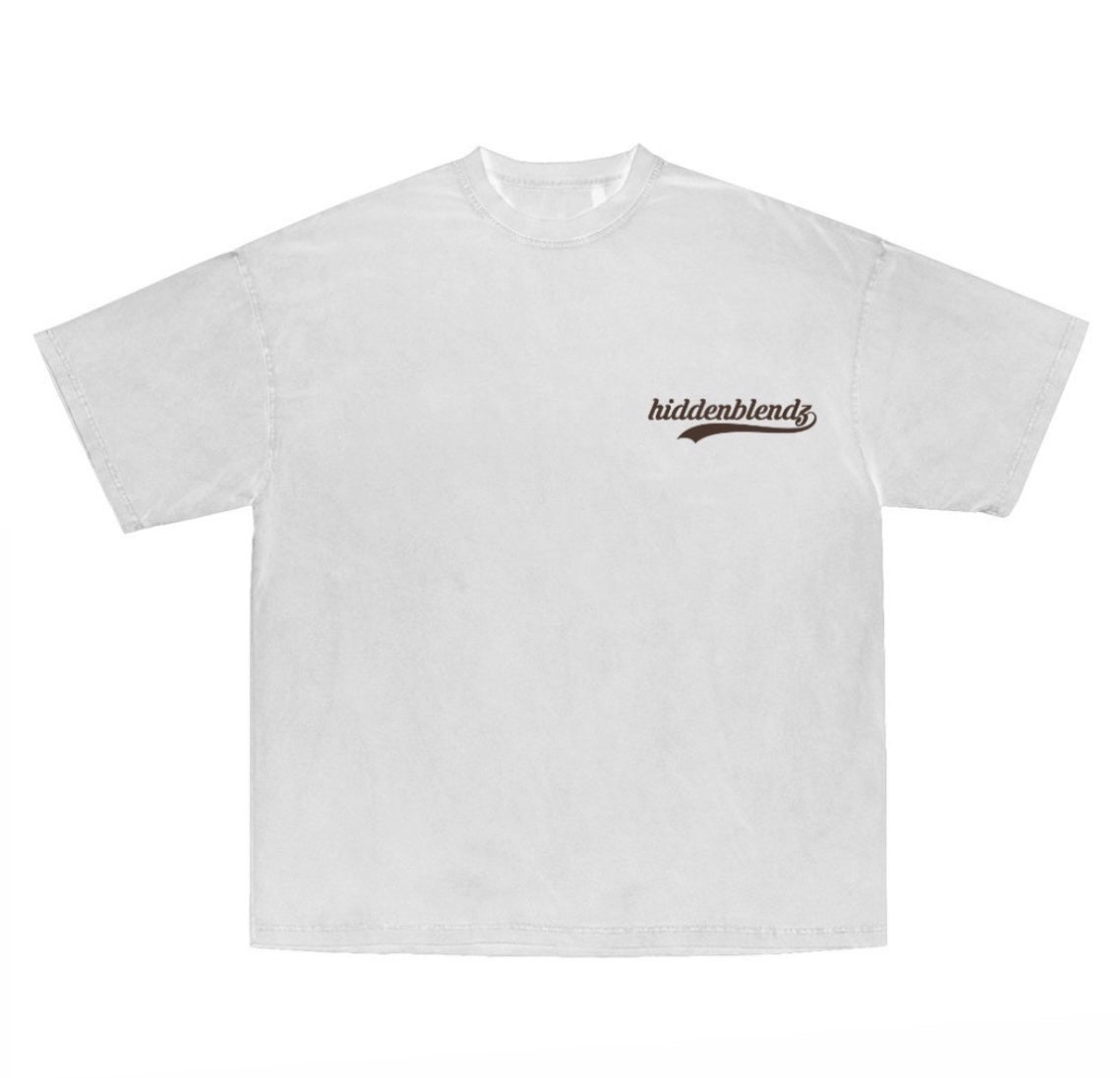 HB White Mocha Logo Tee